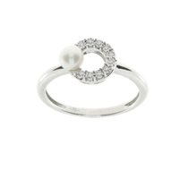 Anello Bliss Donna Rugiada Perle in Oro Perla 0.05 Ct 20089419 - 20089419